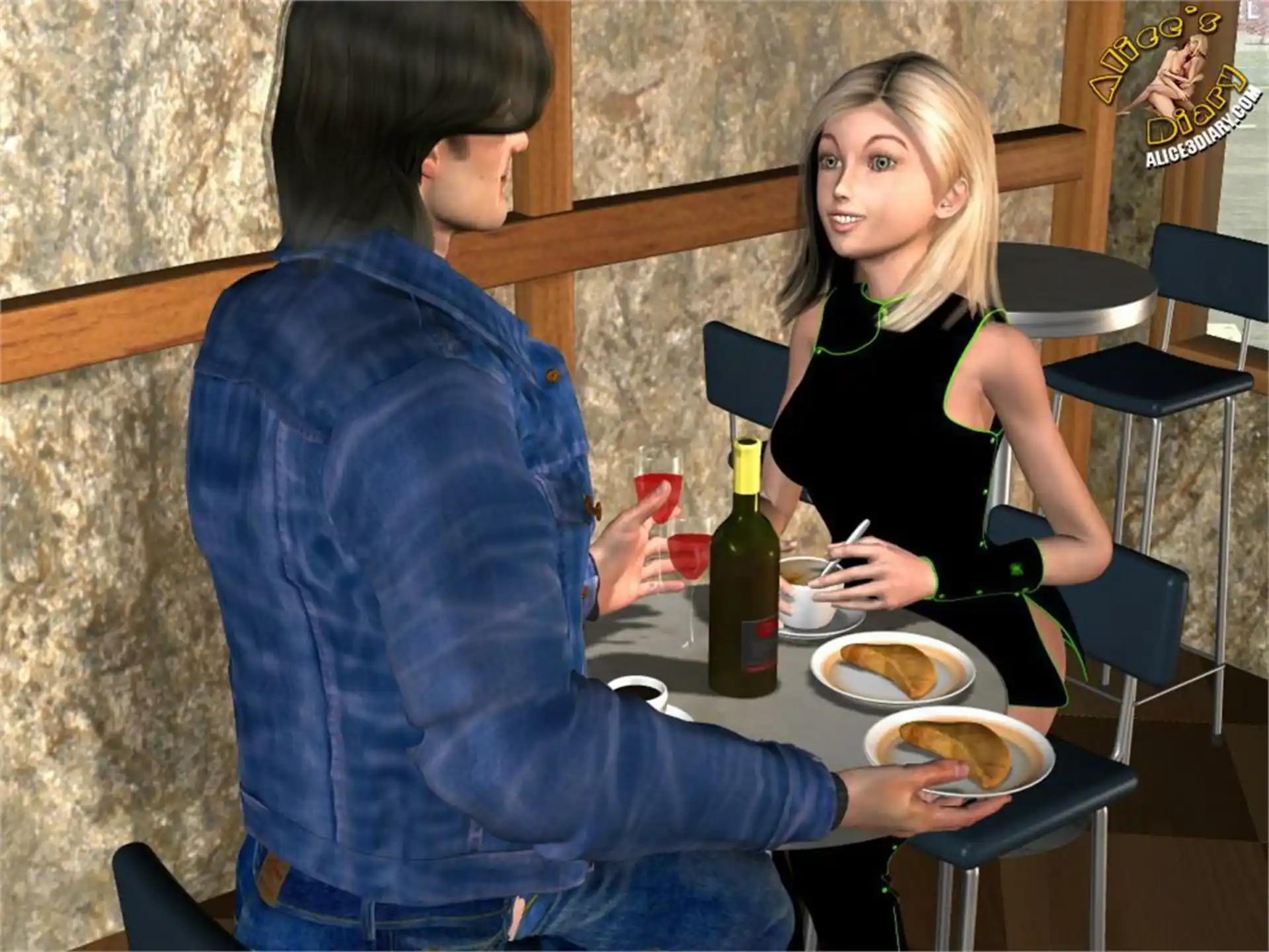 Alice’s Diary Chapter 49 Fucked up in the bar page 14