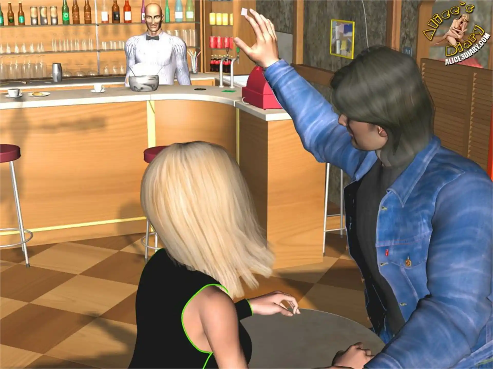 Alice’s Diary Chapter 49 Fucked up in the bar page 7