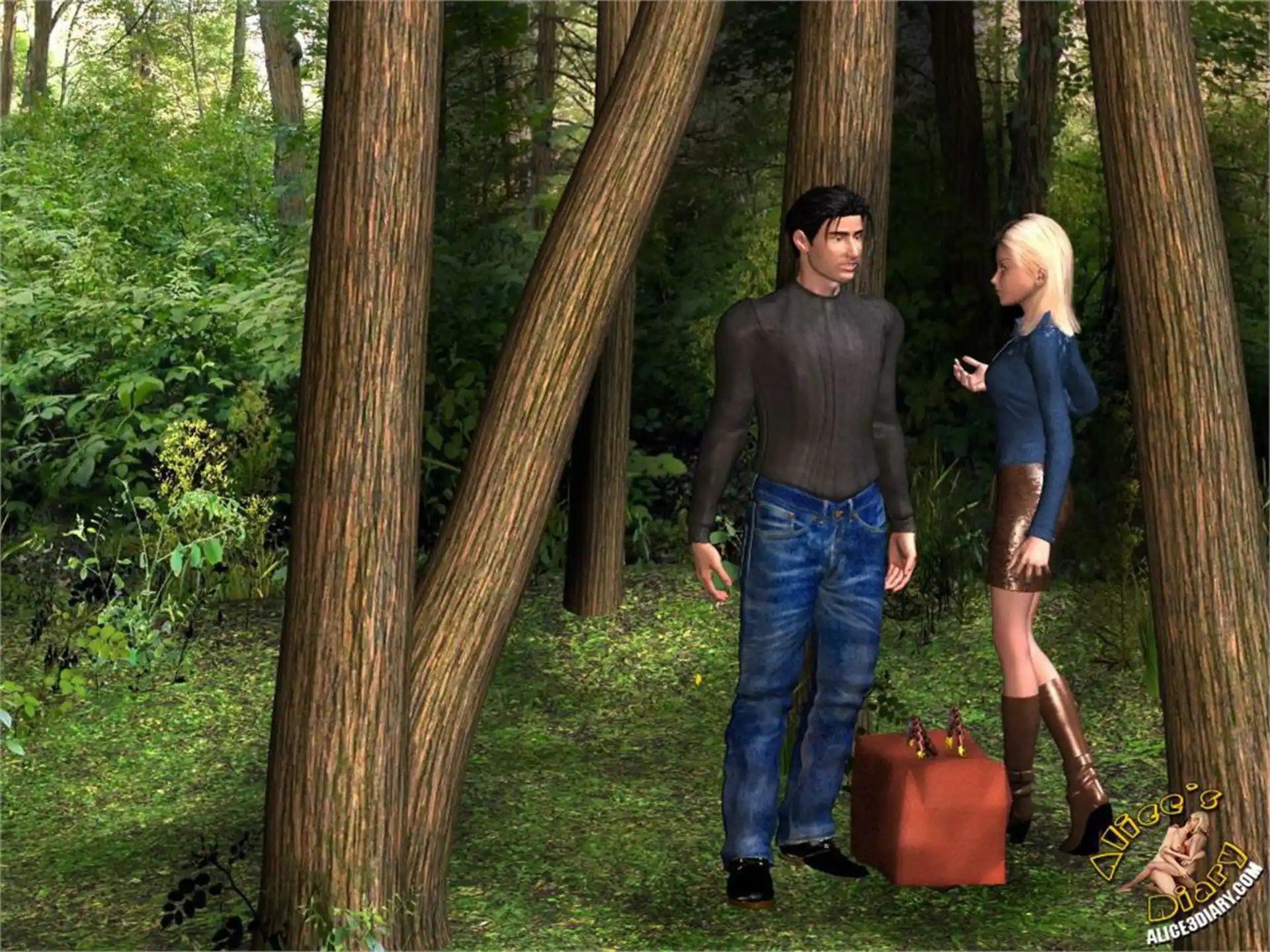 Alice’s Diary Chapter 42 Woods as a sex range page 6