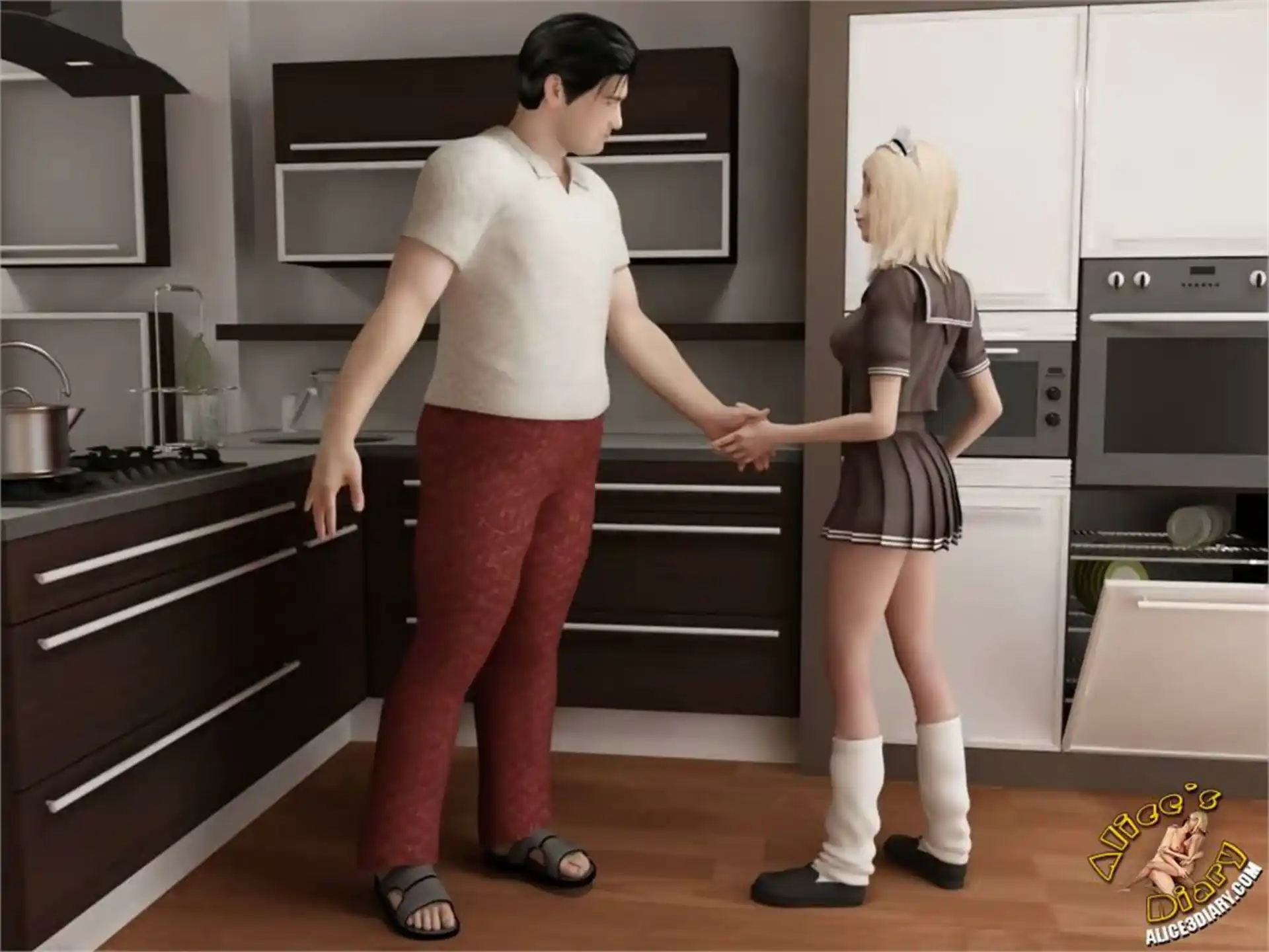 Alice’s Diary Chapter 06 Alice and her outofway action in the kitchen page 5
