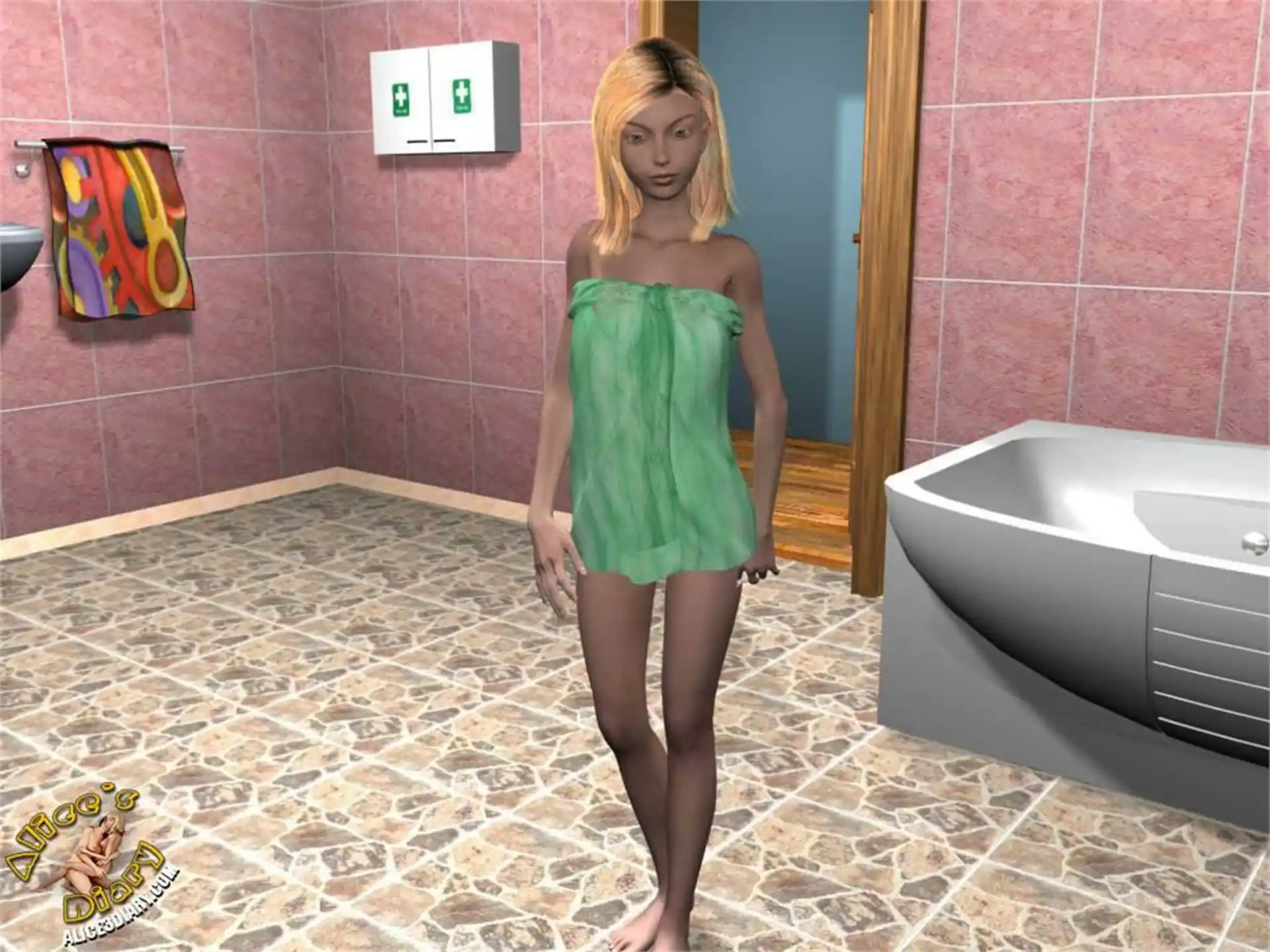 Alice’s Diary Chapter 62 Mature Lesbian Orgasmor Bathhouse page 14