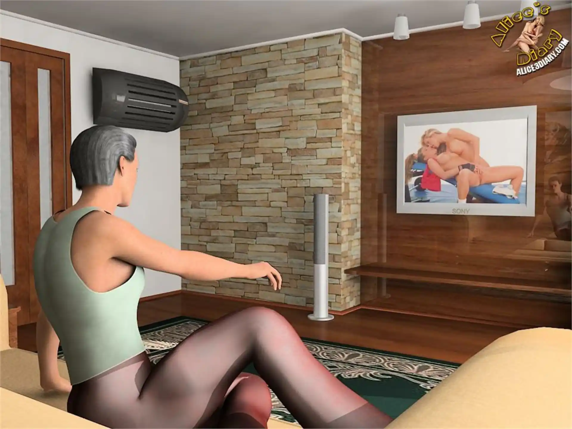 Alice’s Diary Chapter 52 In the pizza position page 3