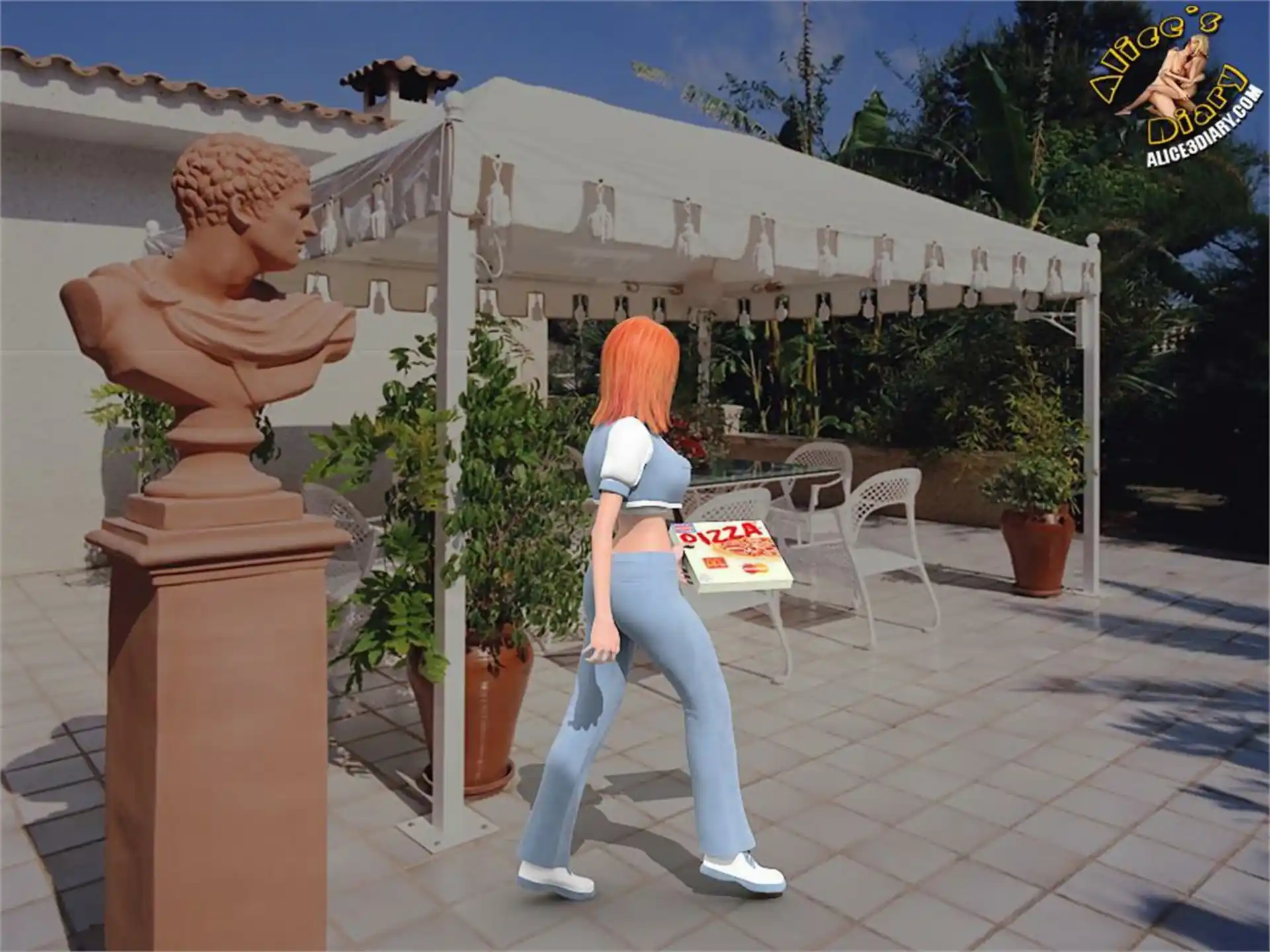 Alice’s Diary Chapter 52 In the pizza position page 4