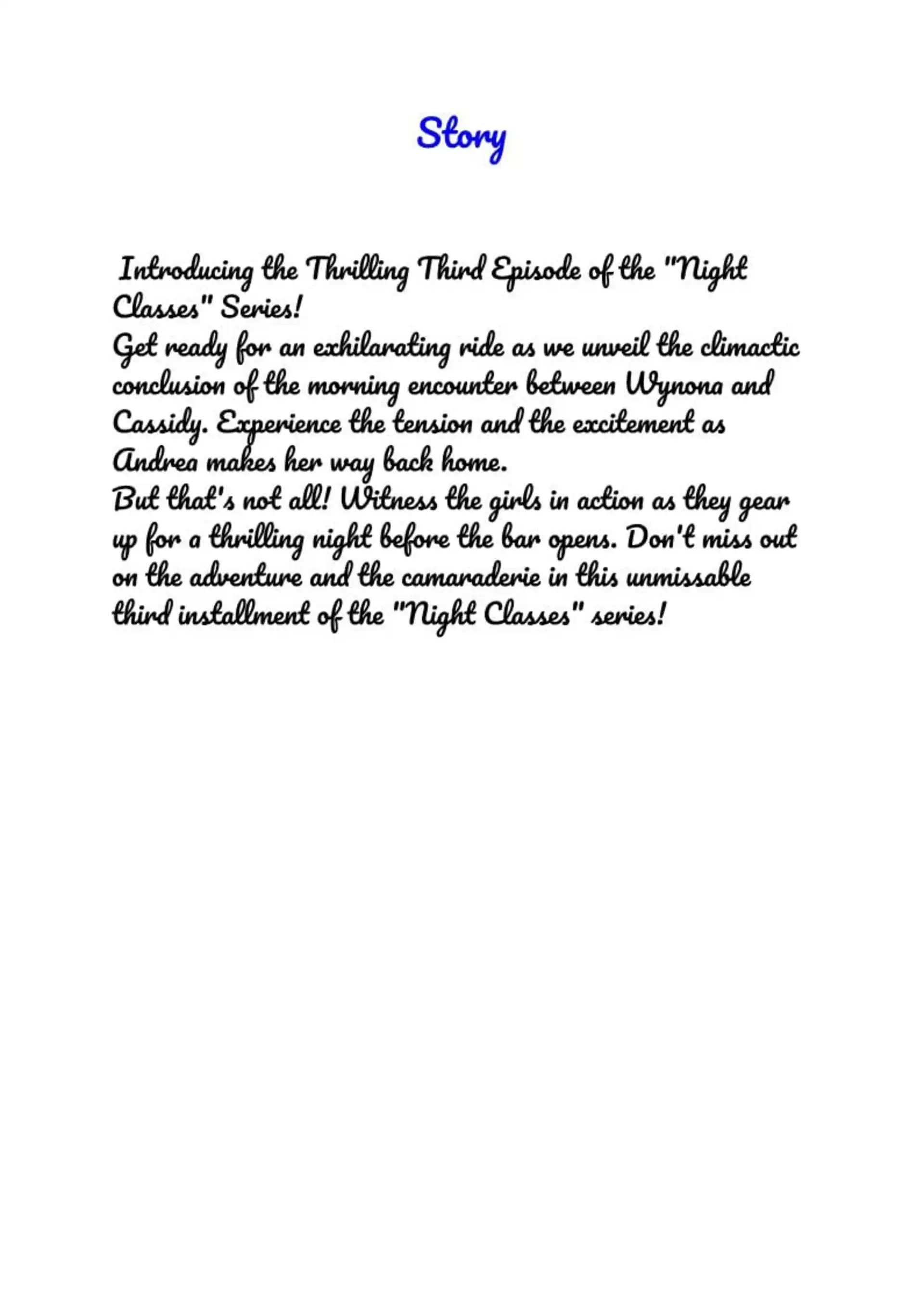 Night Classes Night Classes - Chapter 3 page 5
