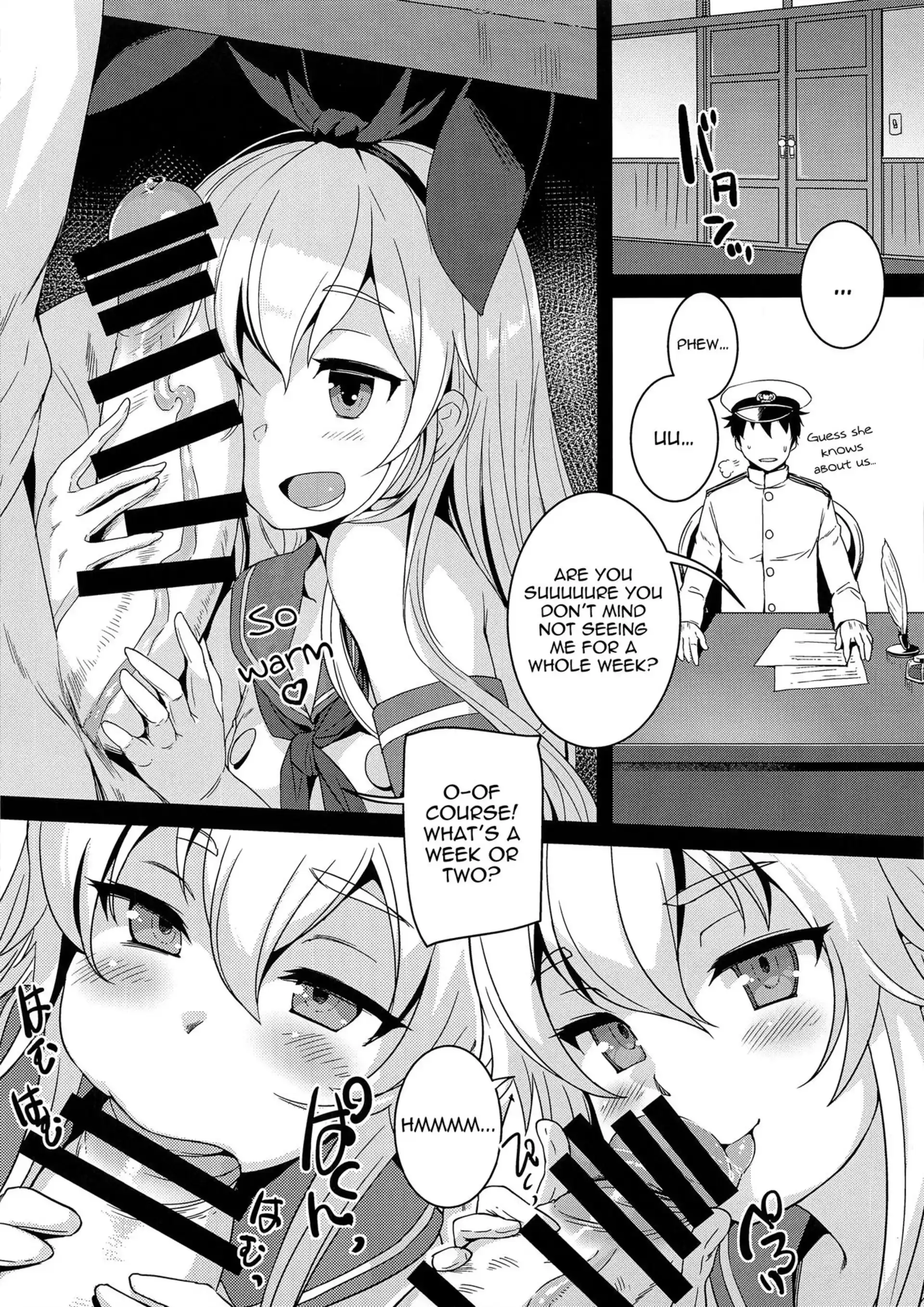 Shimakaze With Admiral’s Big… Shimakaze With Admiral's Big... - Chapter 2 (Kantai Collection -KanColle-) page 5