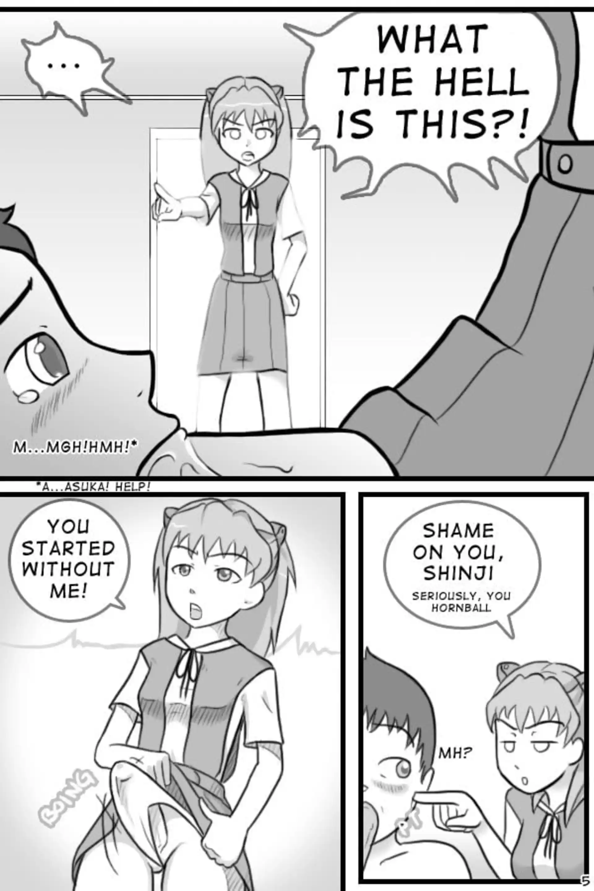 Shinji’s Injection Shinji's Injection - Chapter 1 (Neon Genesis Evangelion) page 6