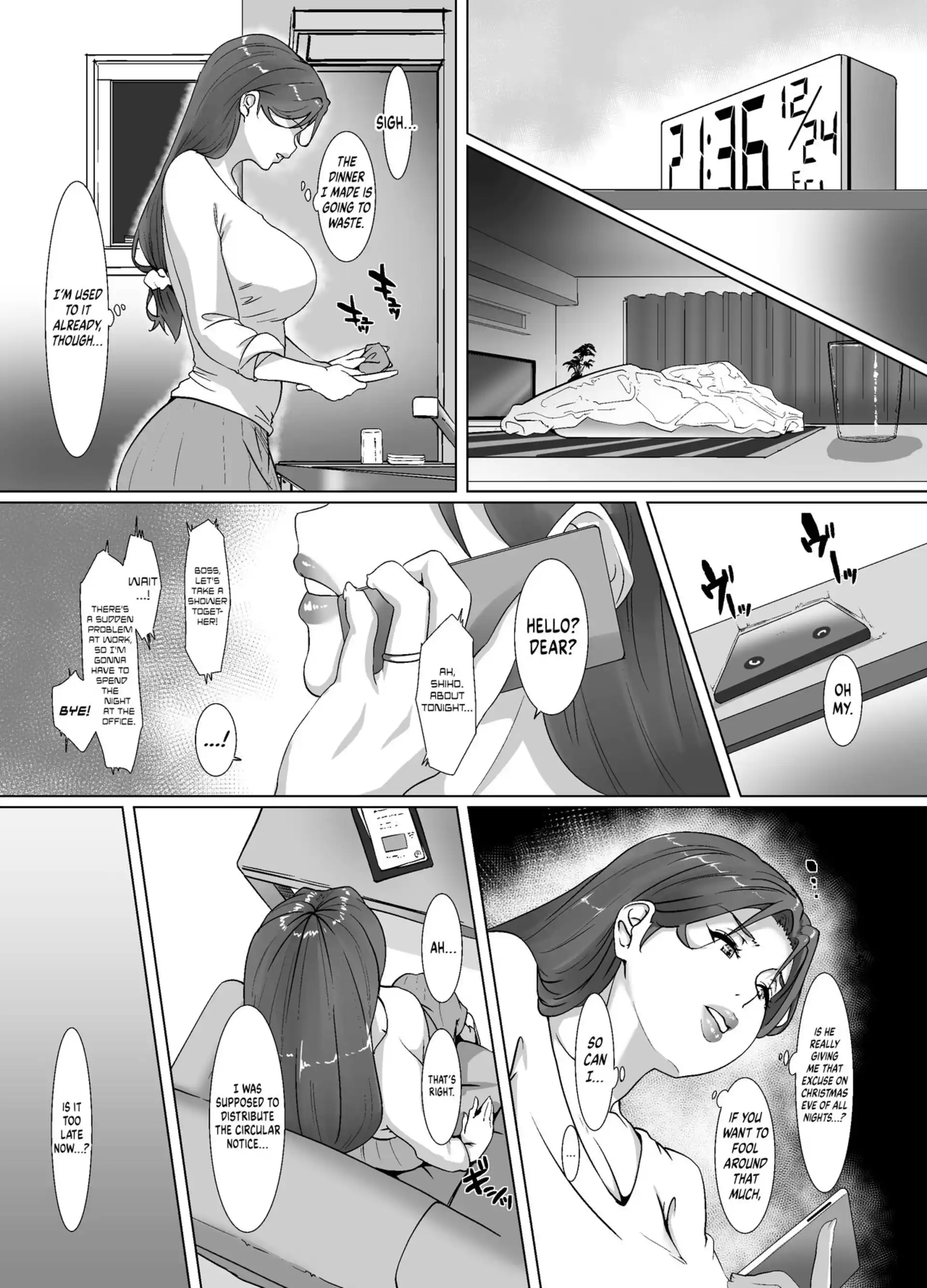 Spending Christmas Eve With the Housewife Next Door Spending Christmas Eve With the Housewife Next Door - Chapter 1 page 8