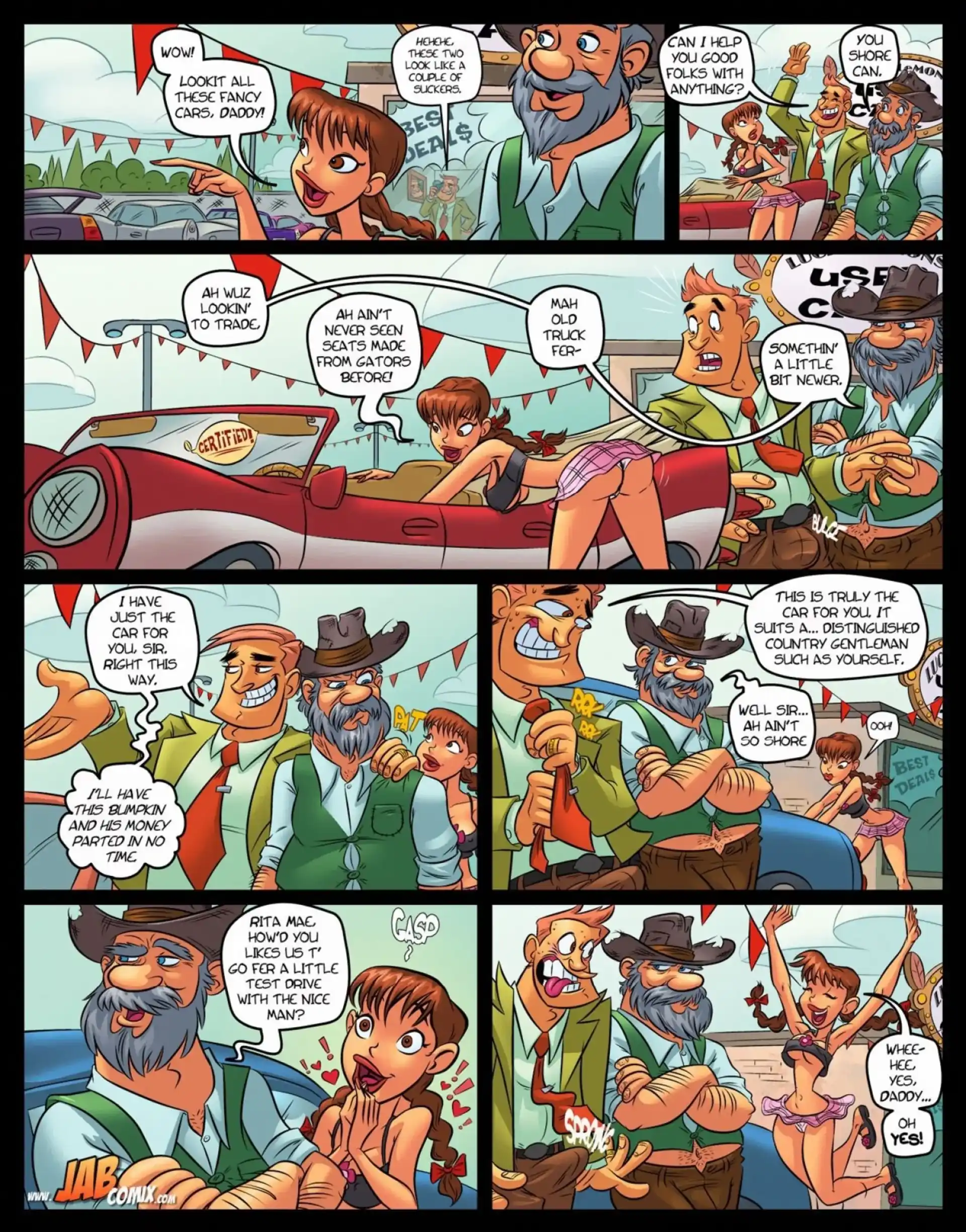 HOT Farm Lessons Farm Lessons - Buying the Car - Chapter 17 page 8