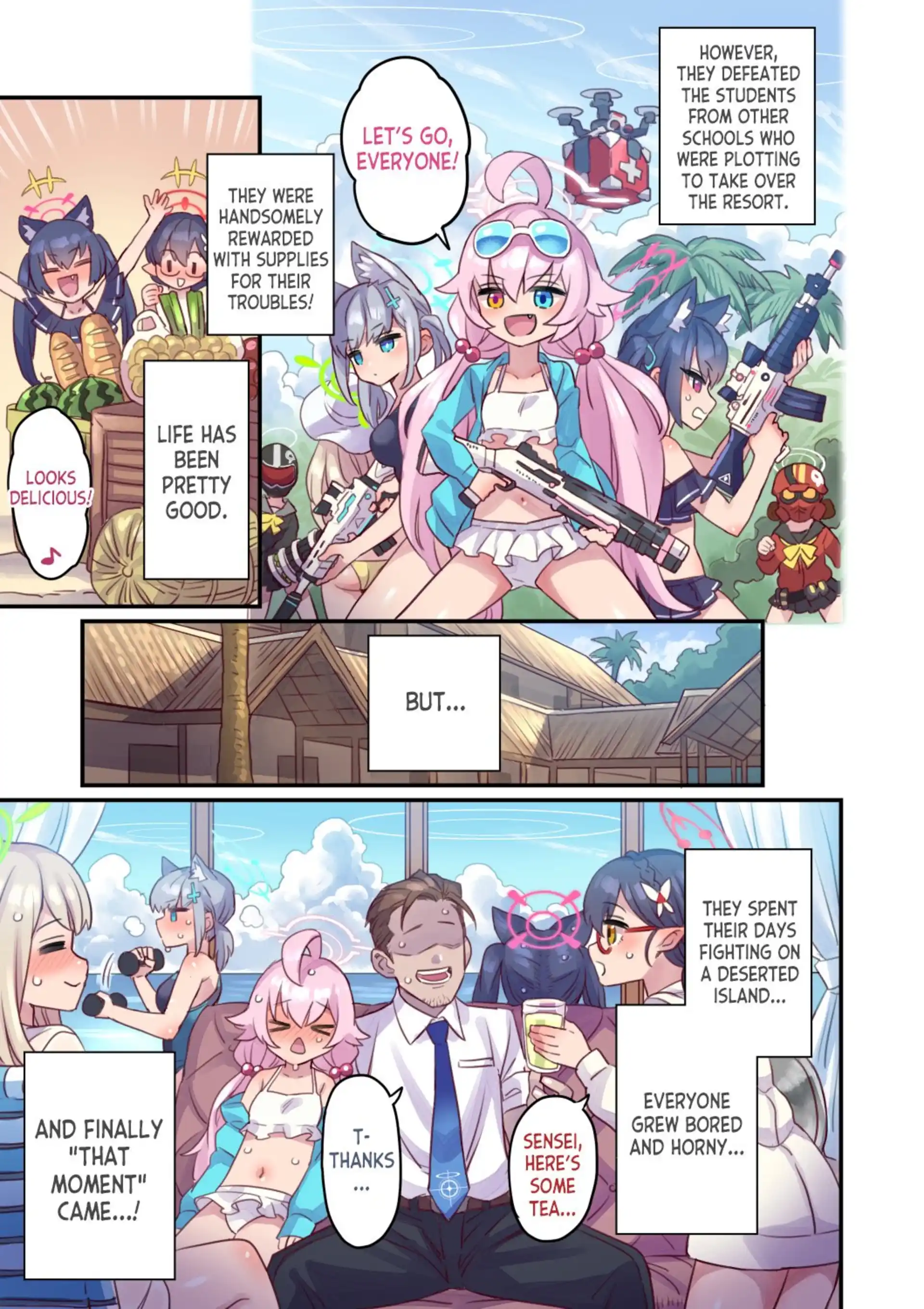A book that crosses the line A book that crosses the line - Chapter 3 (Blue Archive) page 4