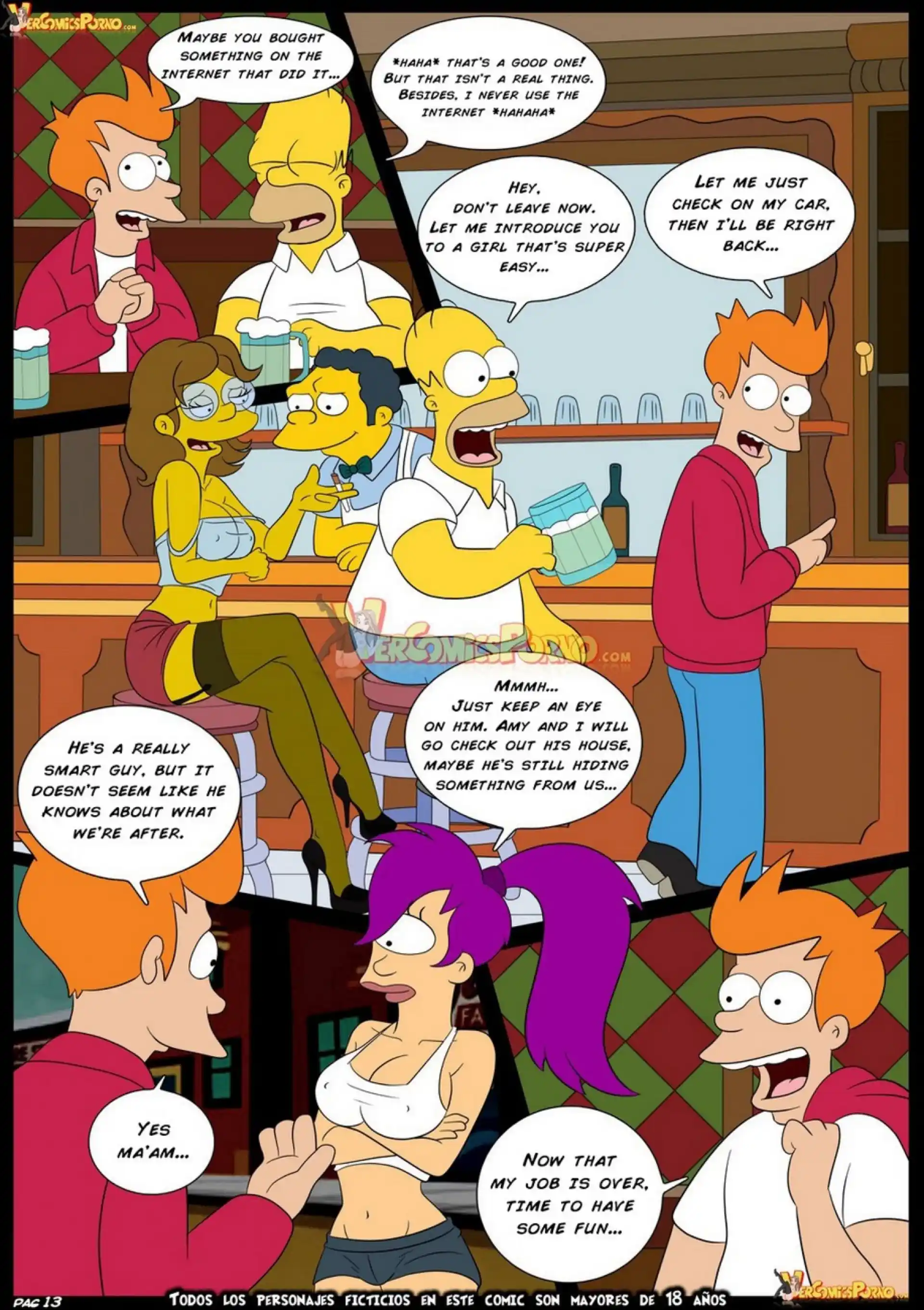 Simpso-Rama! Simpso-Rama! - Chapter 1 (The Simpsons , Futurama) page 14