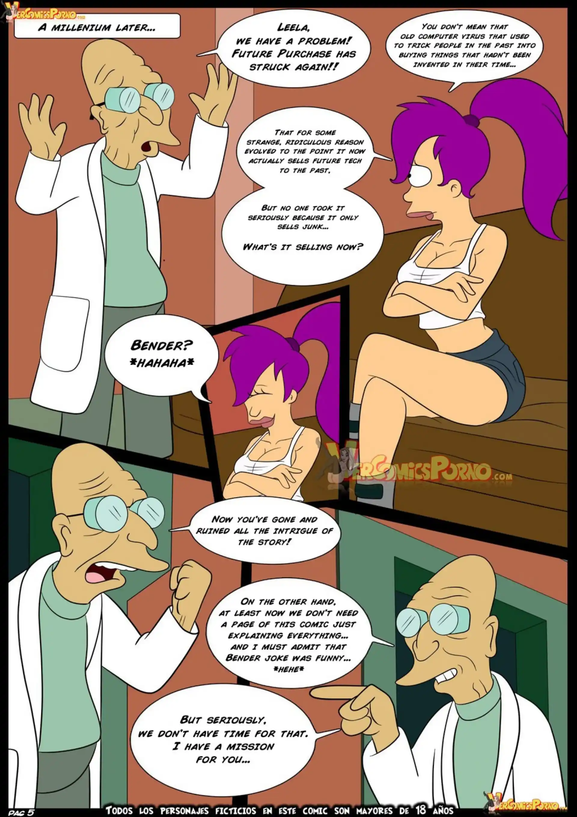 Simpso-Rama! Simpso-Rama! - Chapter 1 (The Simpsons , Futurama) page 6