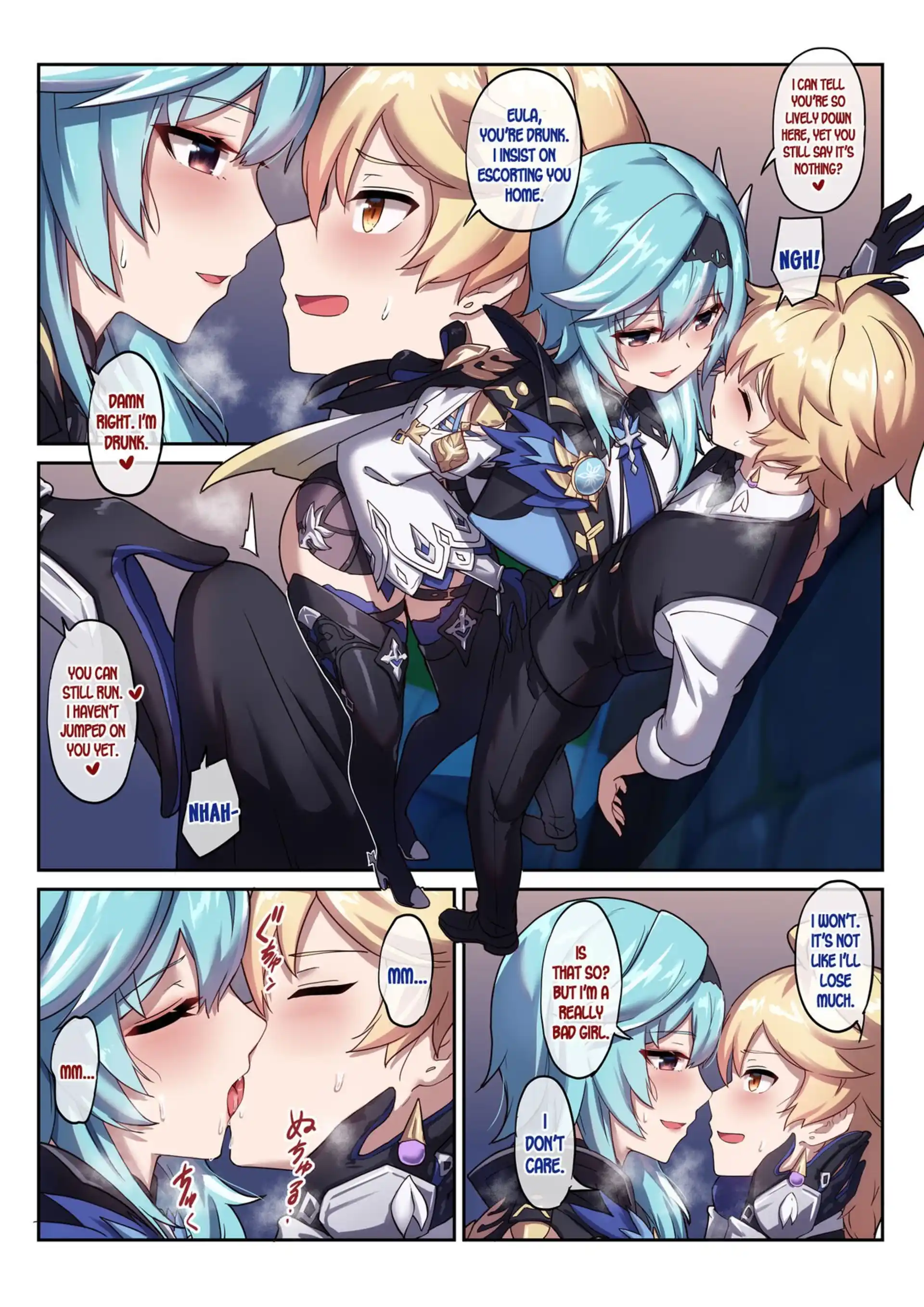 Eula’s Drunken Escapade Eula's Drunken Escapade - Chapter 1 (Genshin Impact) page 5