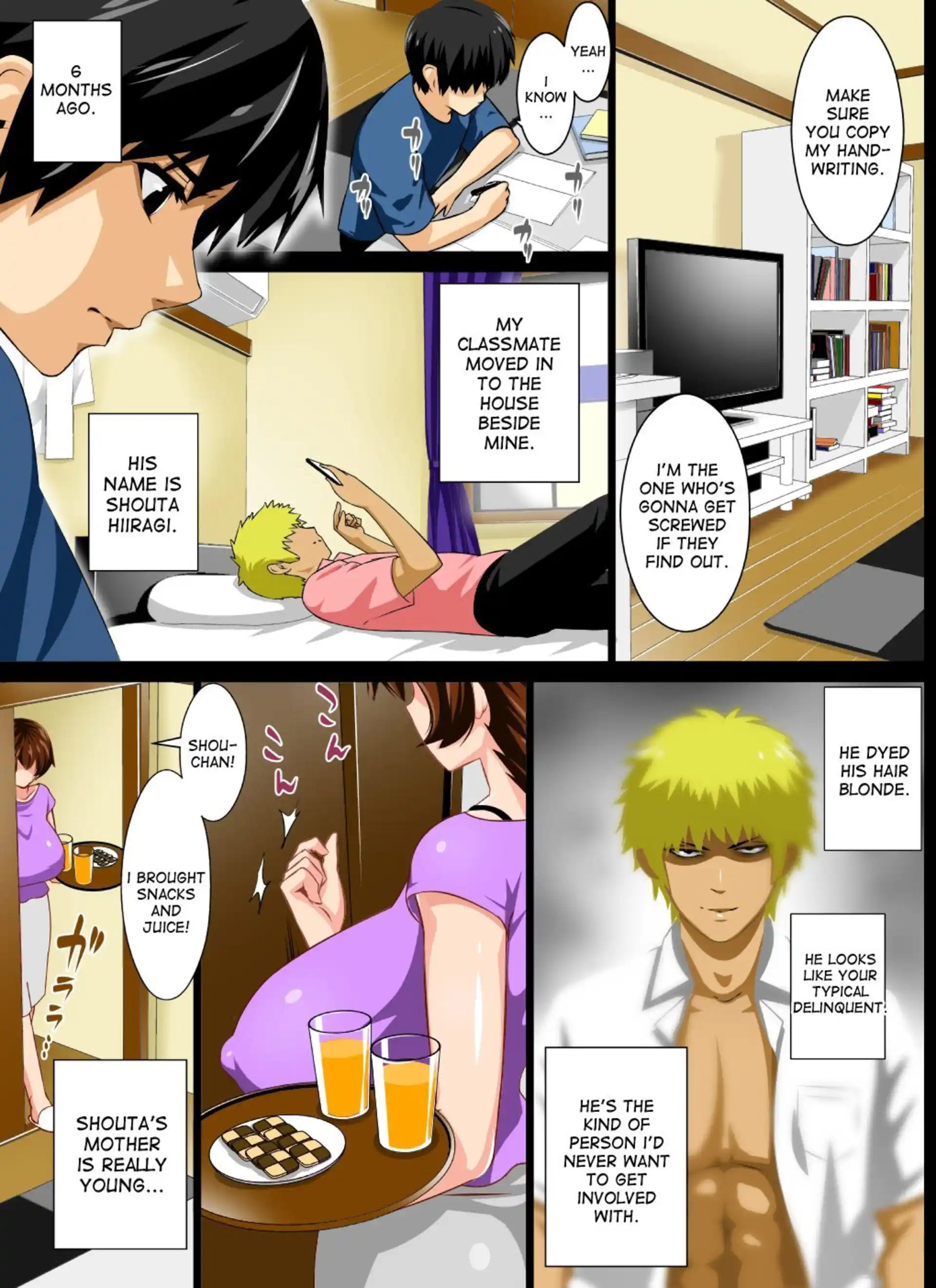 Reibo Misaki ~Kinpatsu Musuko to Onaho Haha Reibo Misaki - Chapter 1 - Kinpatsu Musuko to Onaho Haha page 3