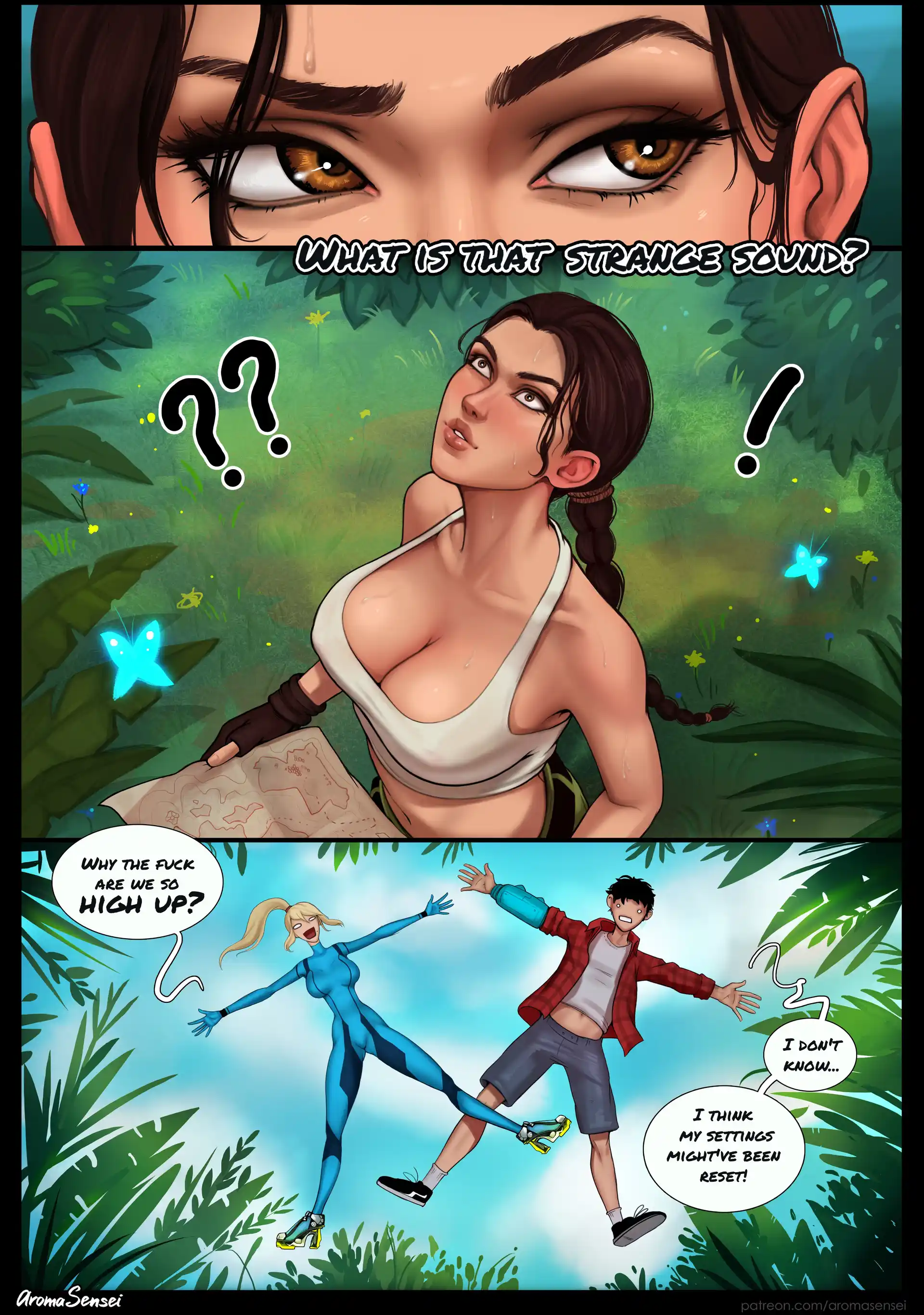 Waifunator 2 . Waifunator - Shemale - Chapter 5 (Tomb Raider , Metroid) page 3