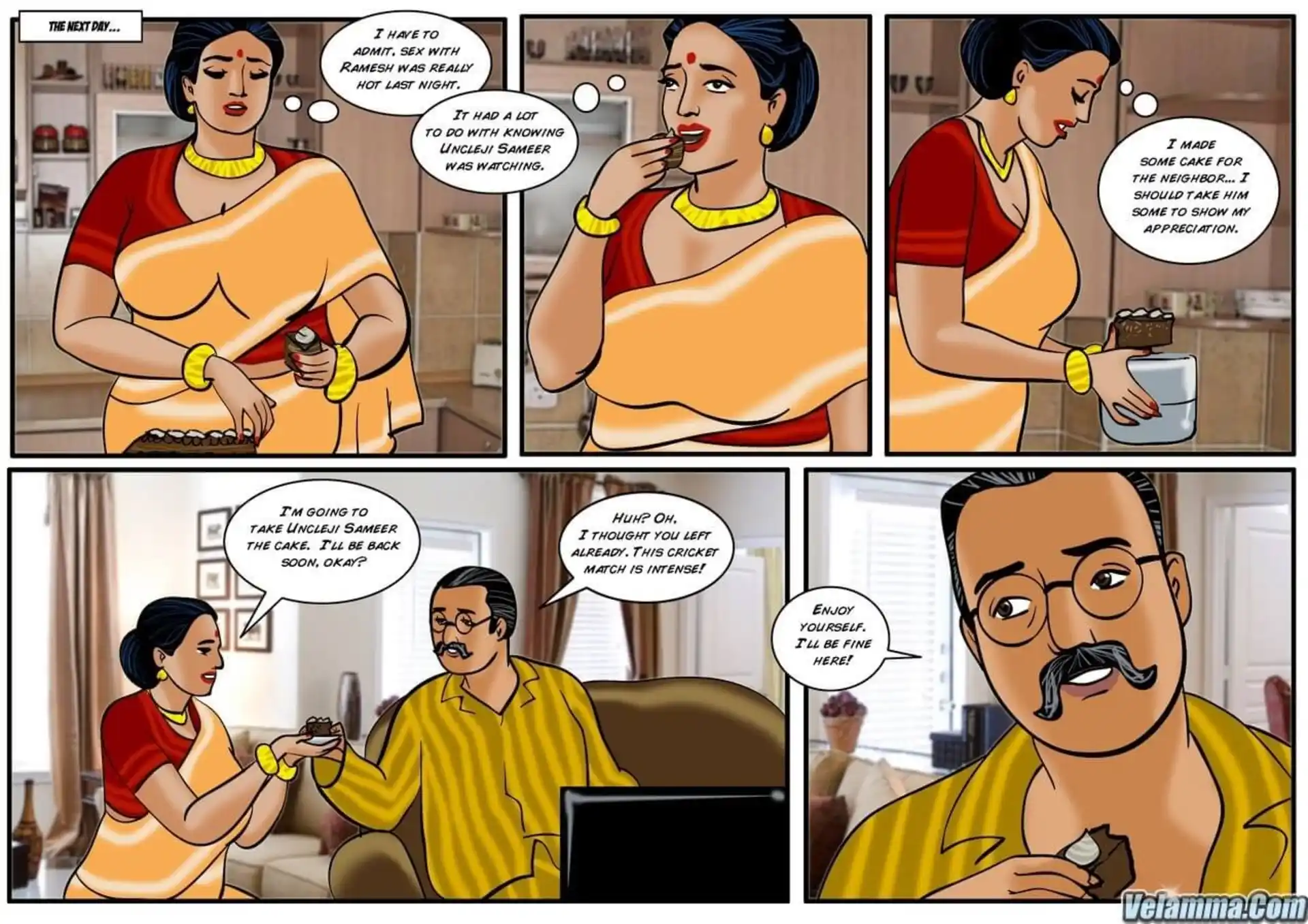 HOT Velamma Velamma - Chapter 23 - Dessert For Three page 9