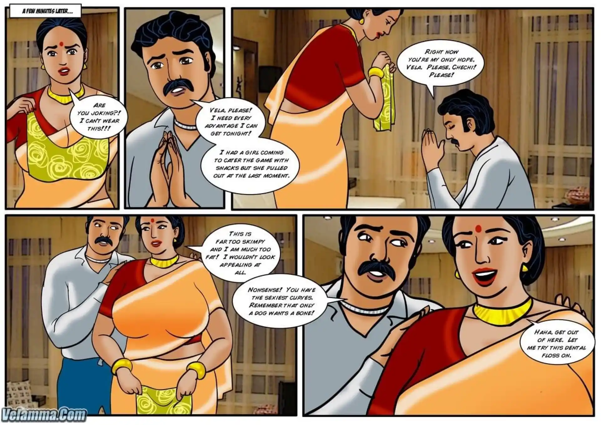 HOT Velamma 5 . Velamma - Hindi - Chapter 39 - सेक्सी पोकर खेल जिसमें वेला का सब है दांव में page 5