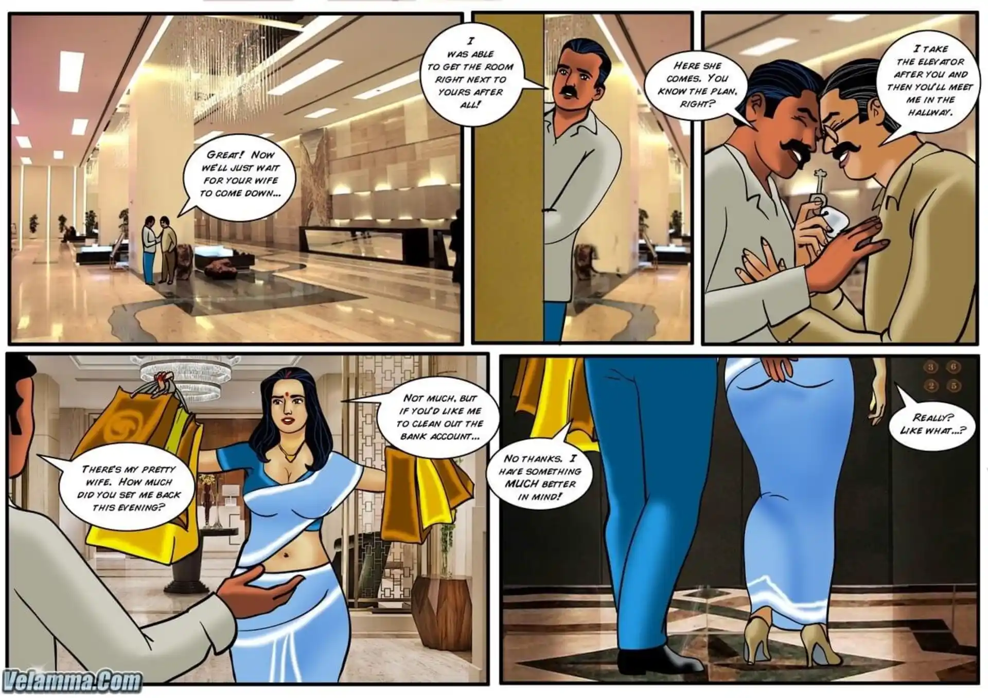 HOT Velamma Velamma - Chapter 36 - Savita Bhabhi And Velamma In The Same Comic page 9