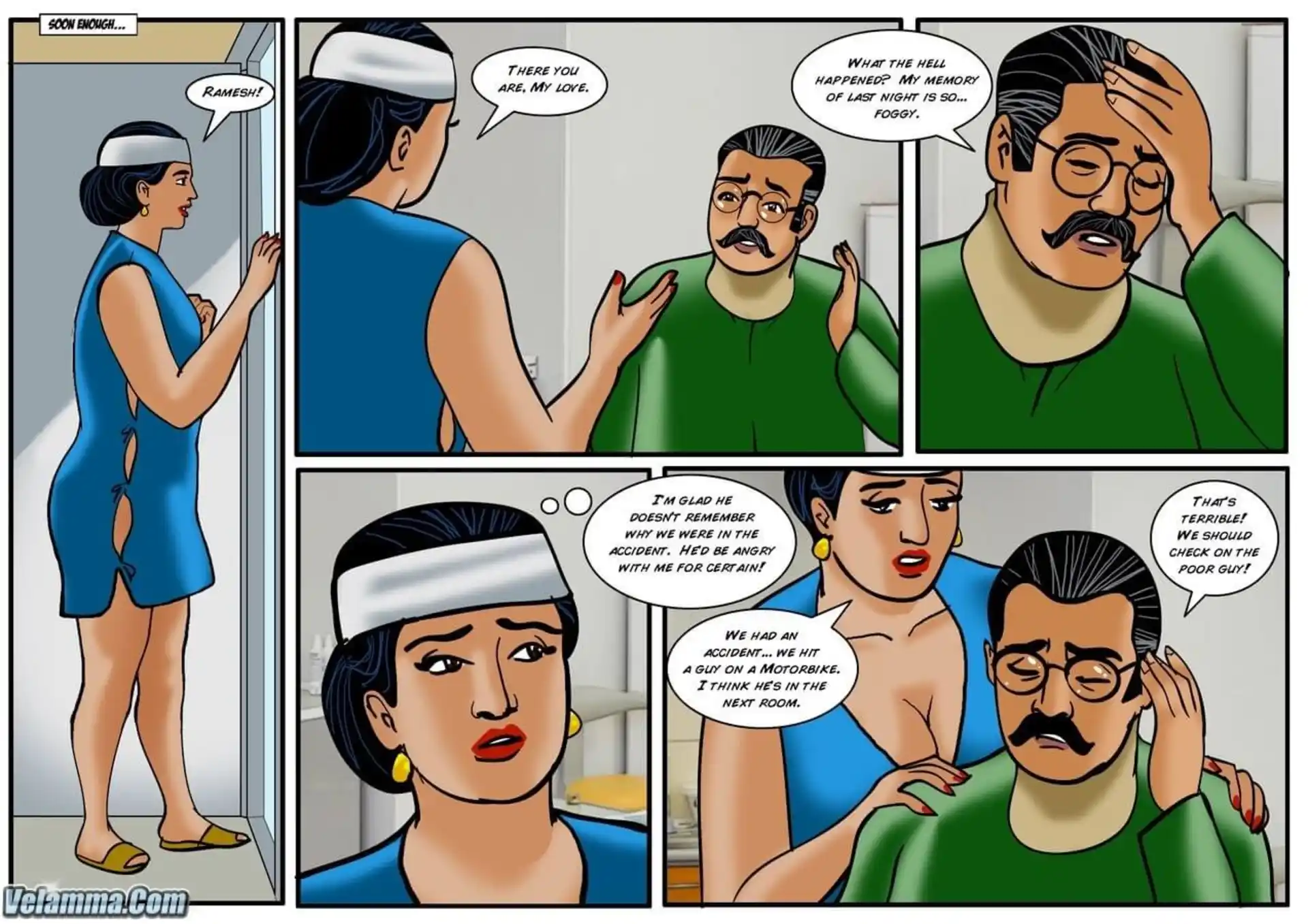 HOT Velamma Velamma - Chapter 35 - The Accident page 9