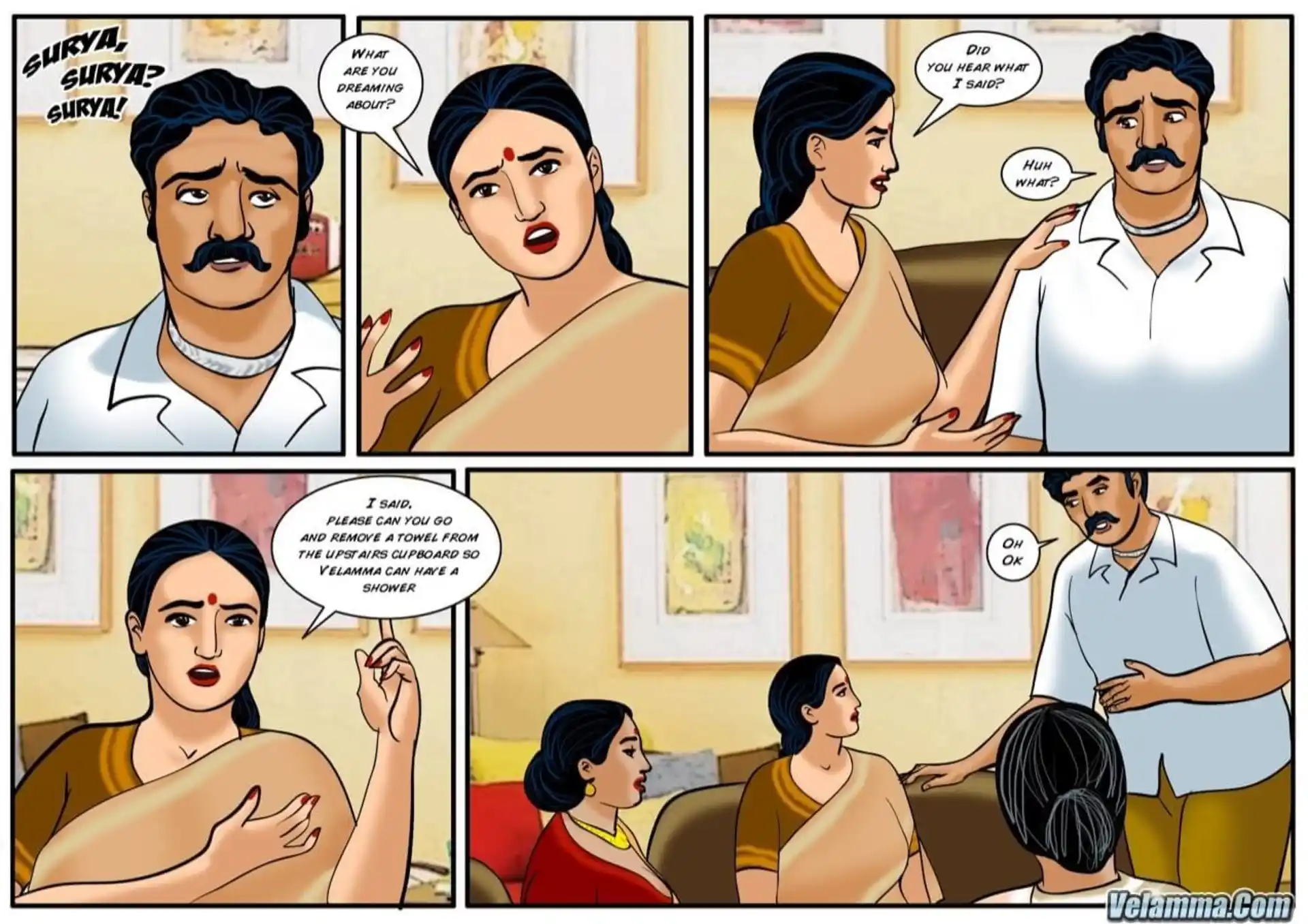 HOT Velamma Velamma - Chapter 47 - Night With Surya And Nammi page 7