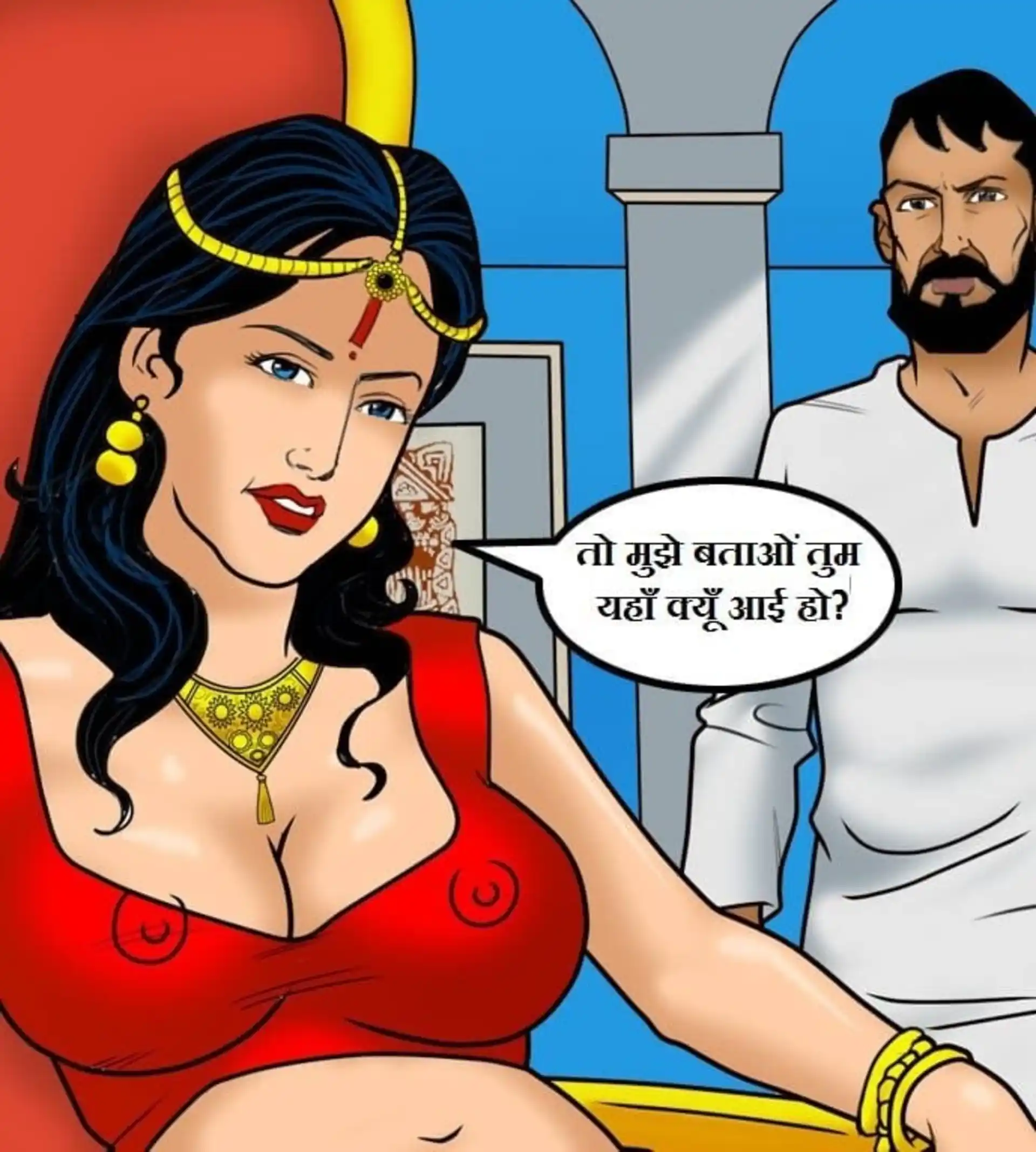 HOT Velamma 5 . Velamma - Hindi - Chapter 59 - गॉड मदर page 20