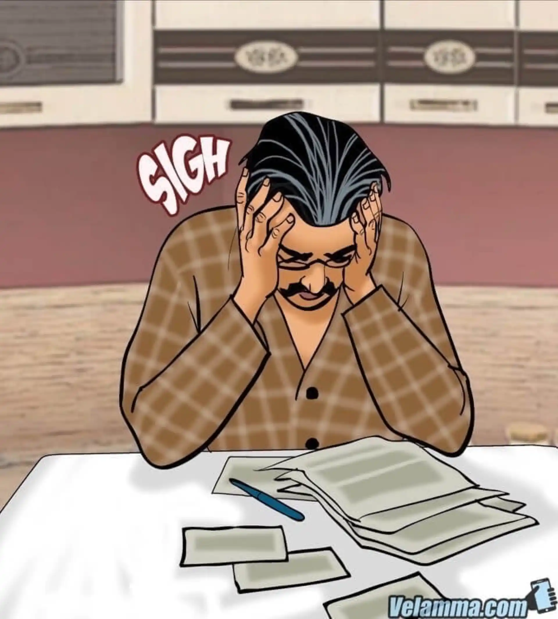 HOT Velamma Velamma - Chapter 69 - Peek-A-Boo, I See You! page 4