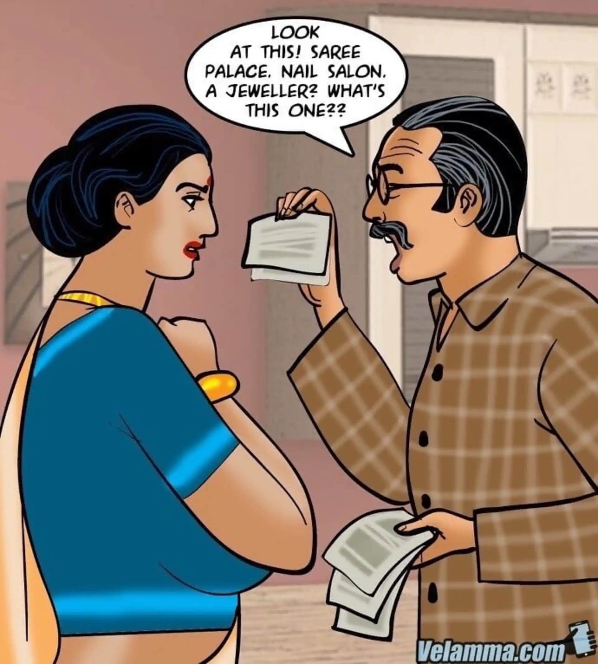 HOT Velamma Velamma - Chapter 69 - Peek-A-Boo, I See You! page 8