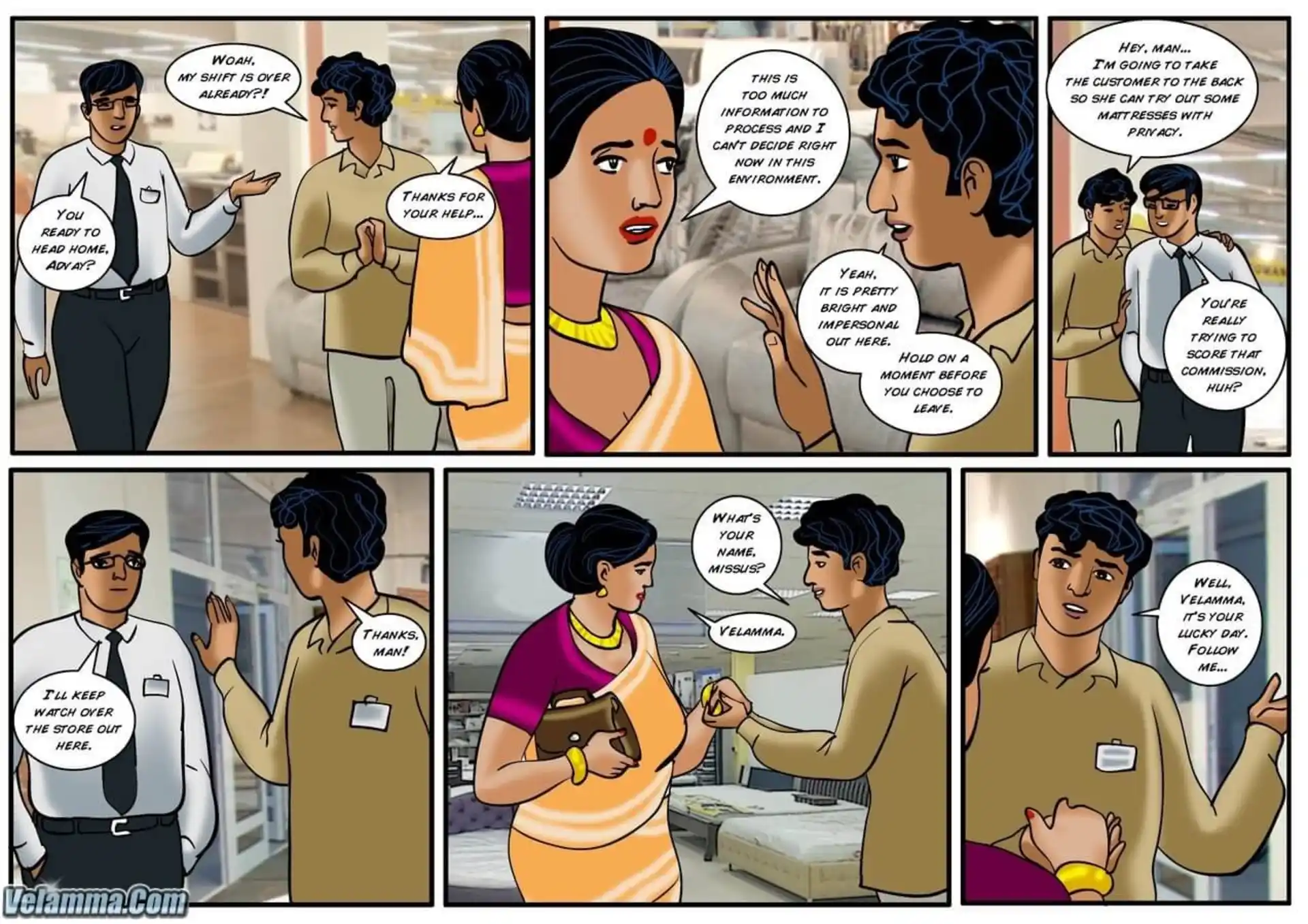 HOT Velamma Velamma - Chapter 38 - Finding A New Mattress page 10