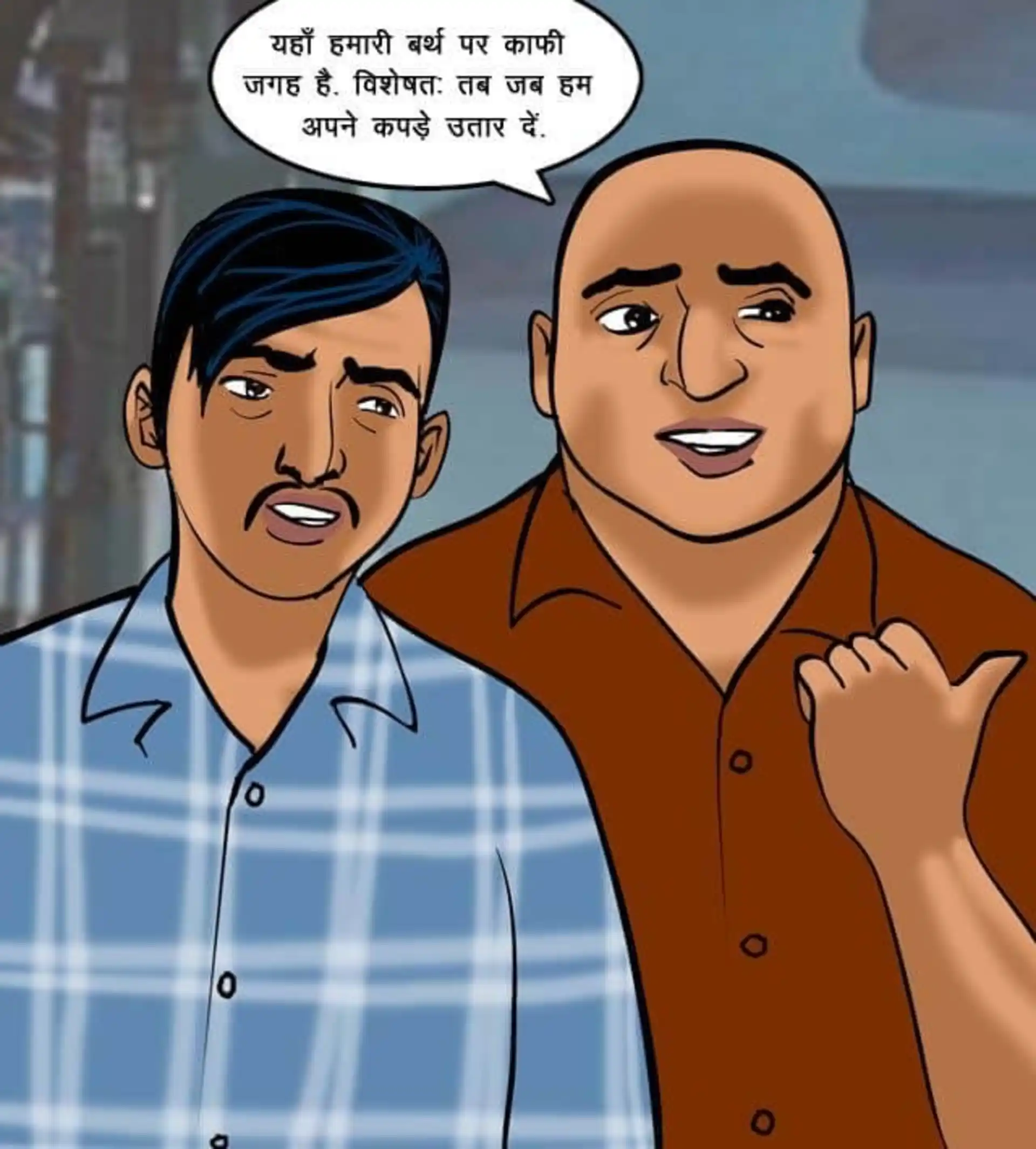 HOT Velamma 5 . Velamma - Hindi - Chapter 68 - ट्रेन में चुदाई page 10