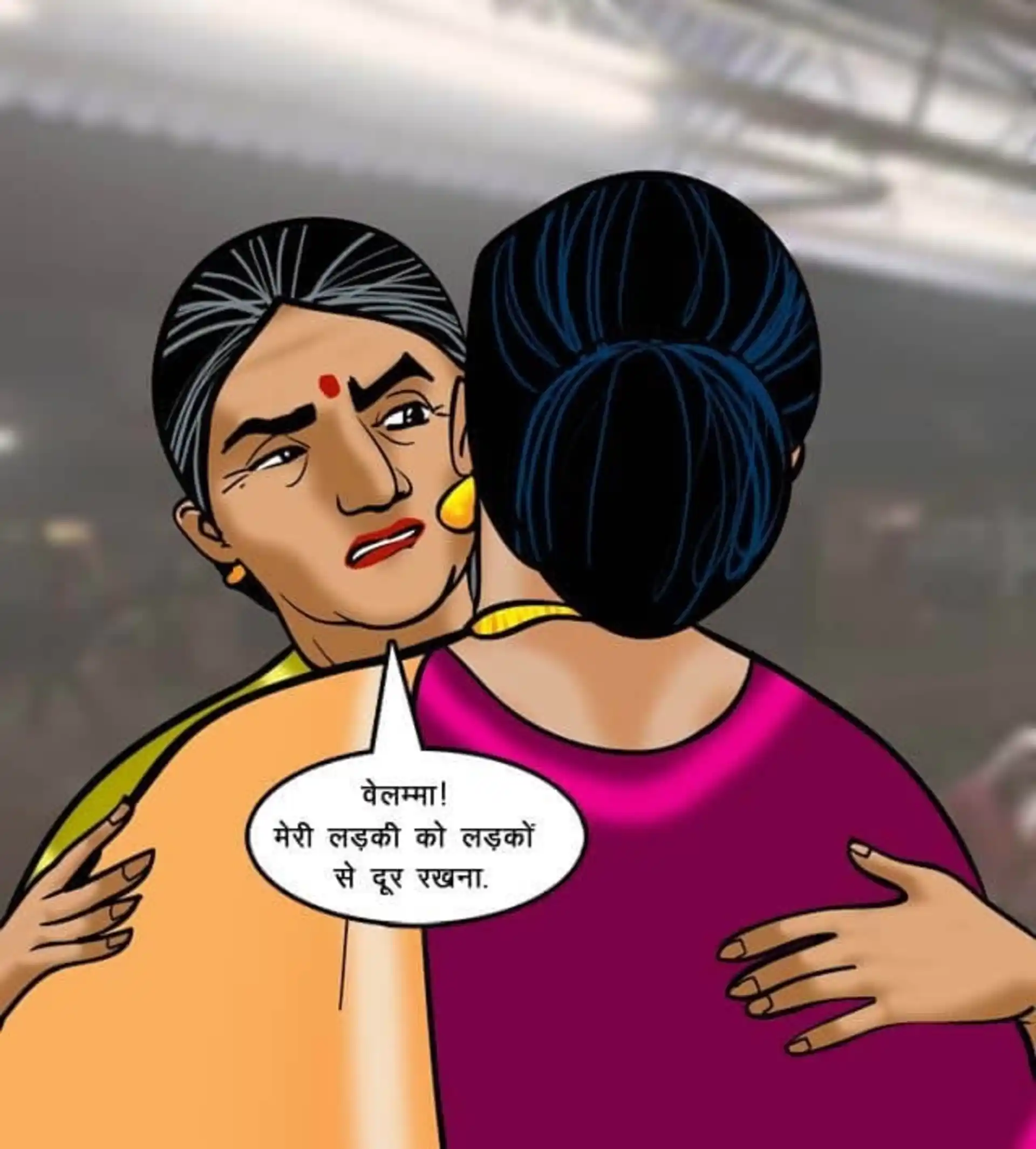 HOT Velamma 5 . Velamma - Hindi - Chapter 68 - ट्रेन में चुदाई page 6