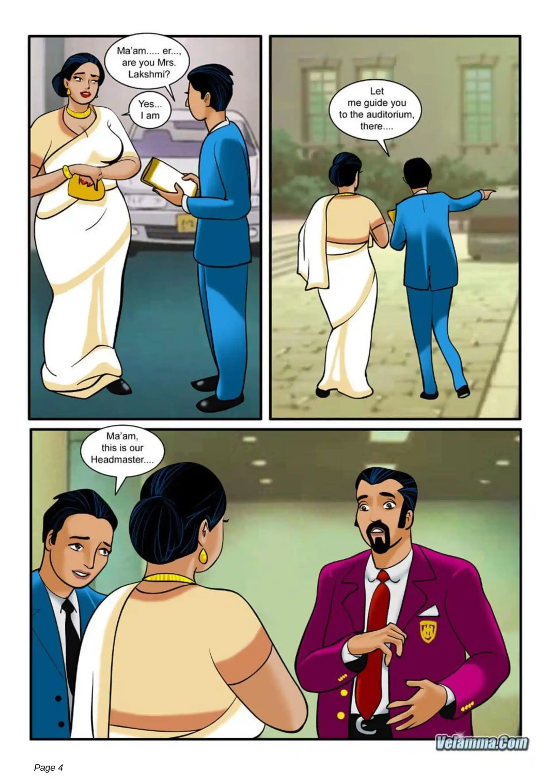 HOT Velamma Velamma - Chapter 5 - The Chief Guest page 4