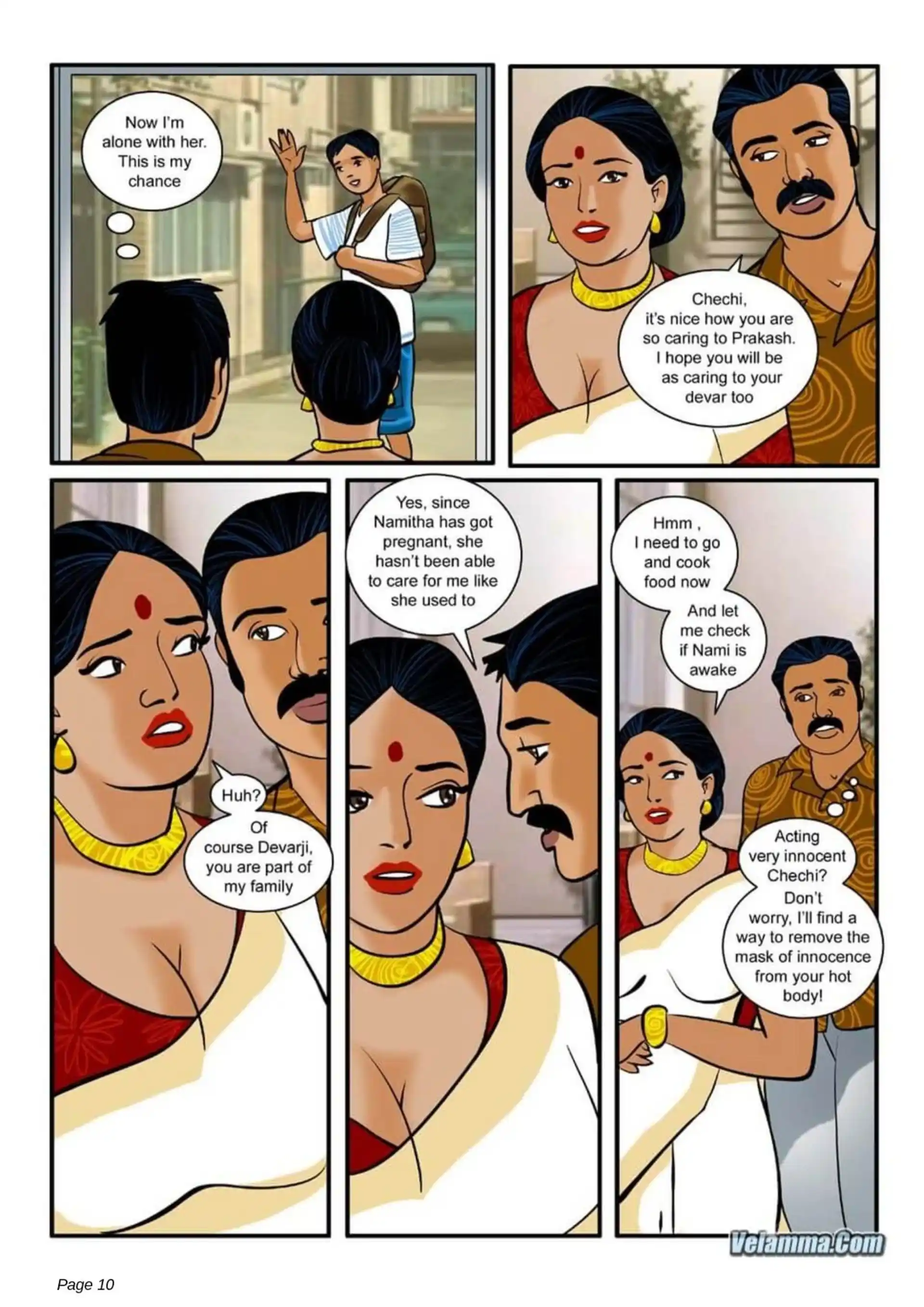 HOT Velamma Velamma - Chapter 3 - How Far Would You Go For Your Family page 10