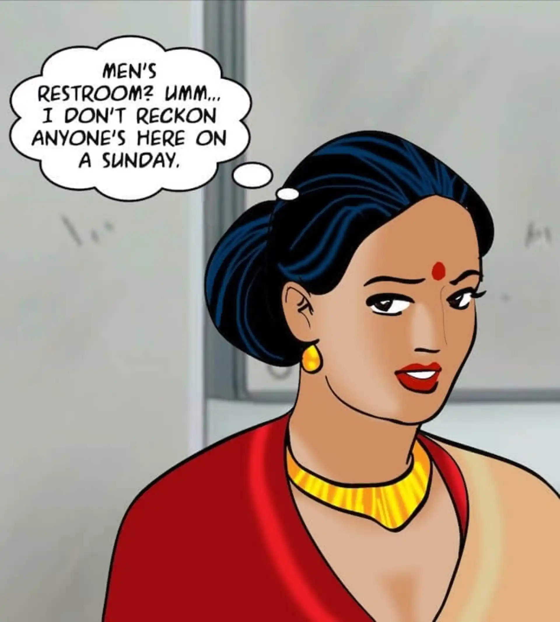 HOT Velamma Velamma - Chapter 80 - The Janitor's "Job" page 23