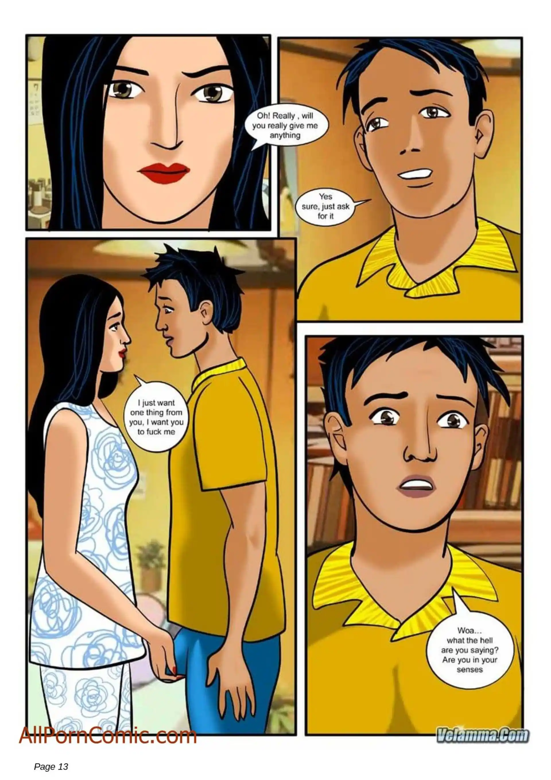 HOT Velamma Velamma - Chapter 7 - She Needs More Than Just Motherly Love page 13