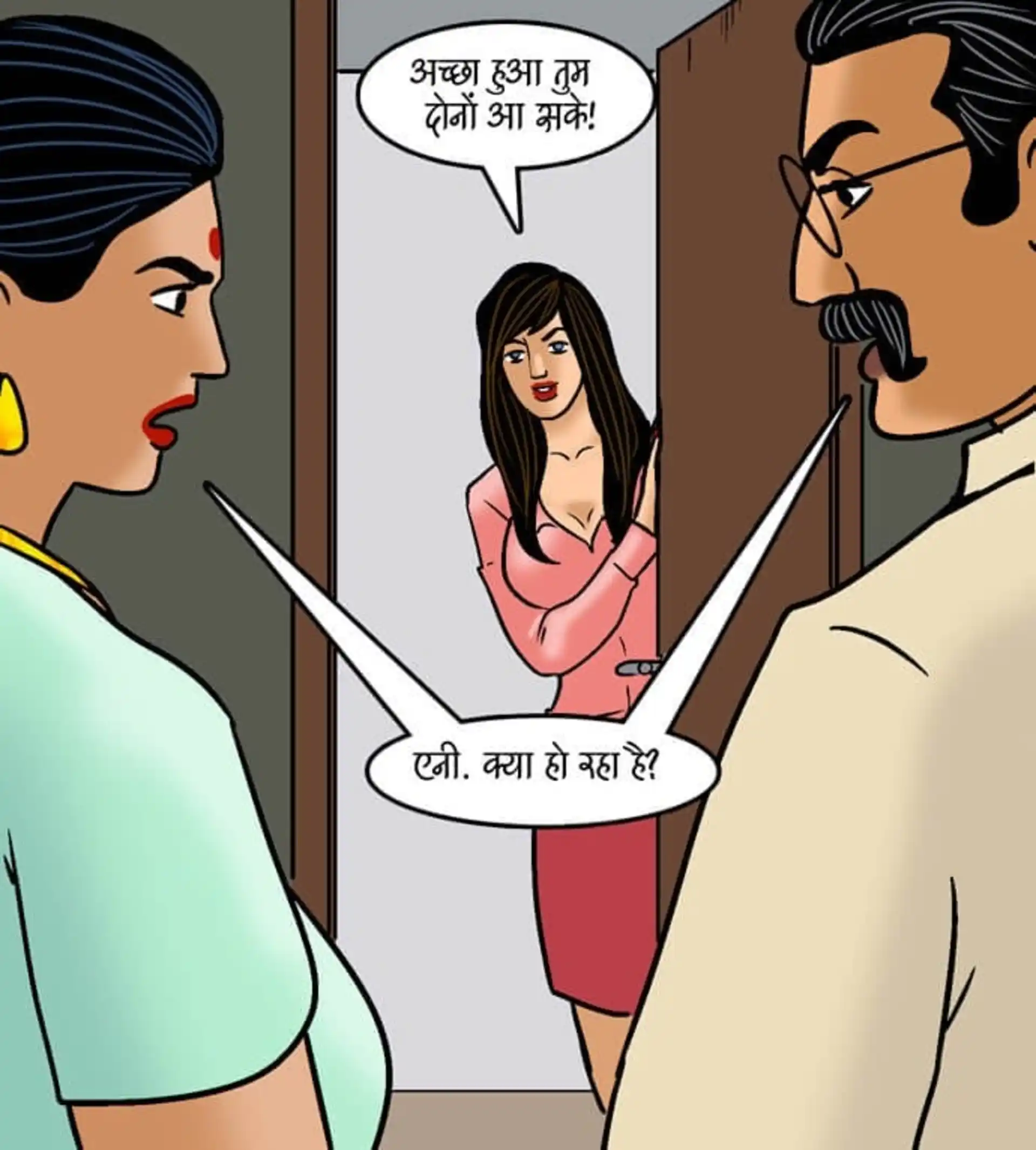 HOT Velamma 5 . Velamma - Hindi - Chapter 99 - झगड़े कि सुलह page 7