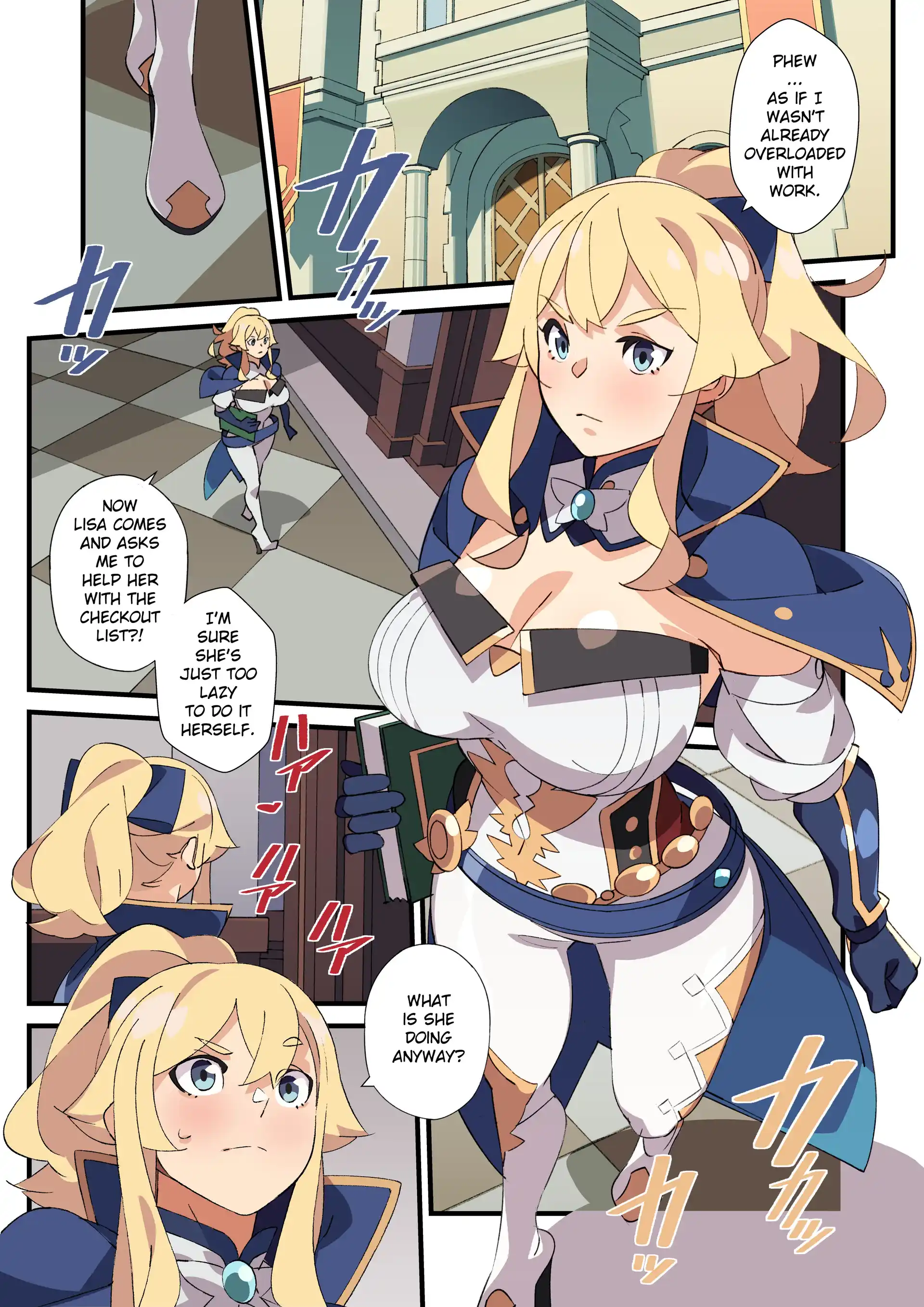 Lisa’s Side Quest Lisa's Side Quest - Chapter 1 (Genshin Impact) page 5