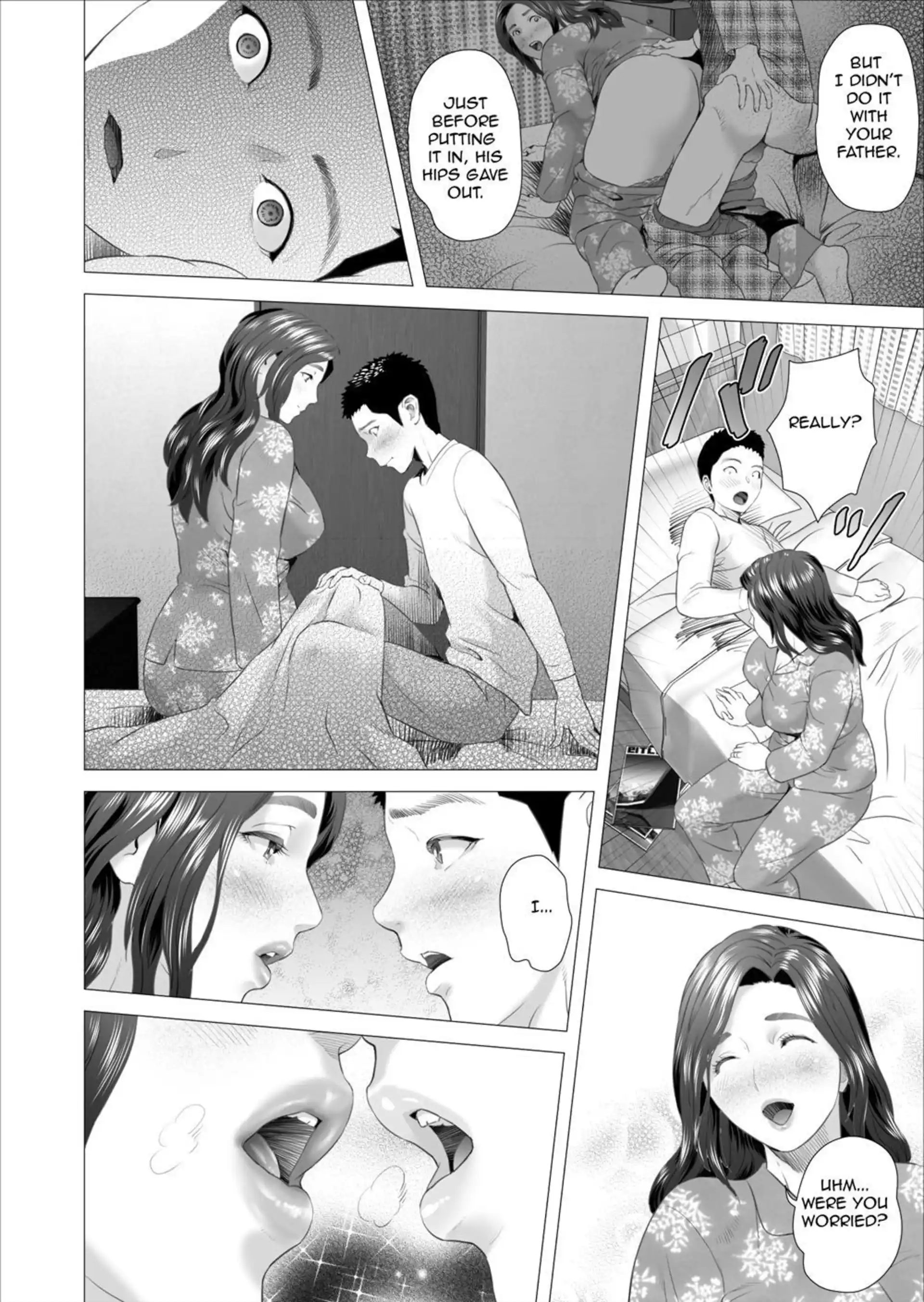Neighborhood Seduction! Neighborhood Seduction! - Chapter 7 - Son Making Love to His Mother Beside Her Husband page 8