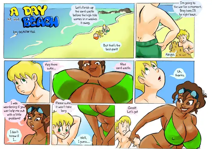 A Day At The Beach Porn Comics